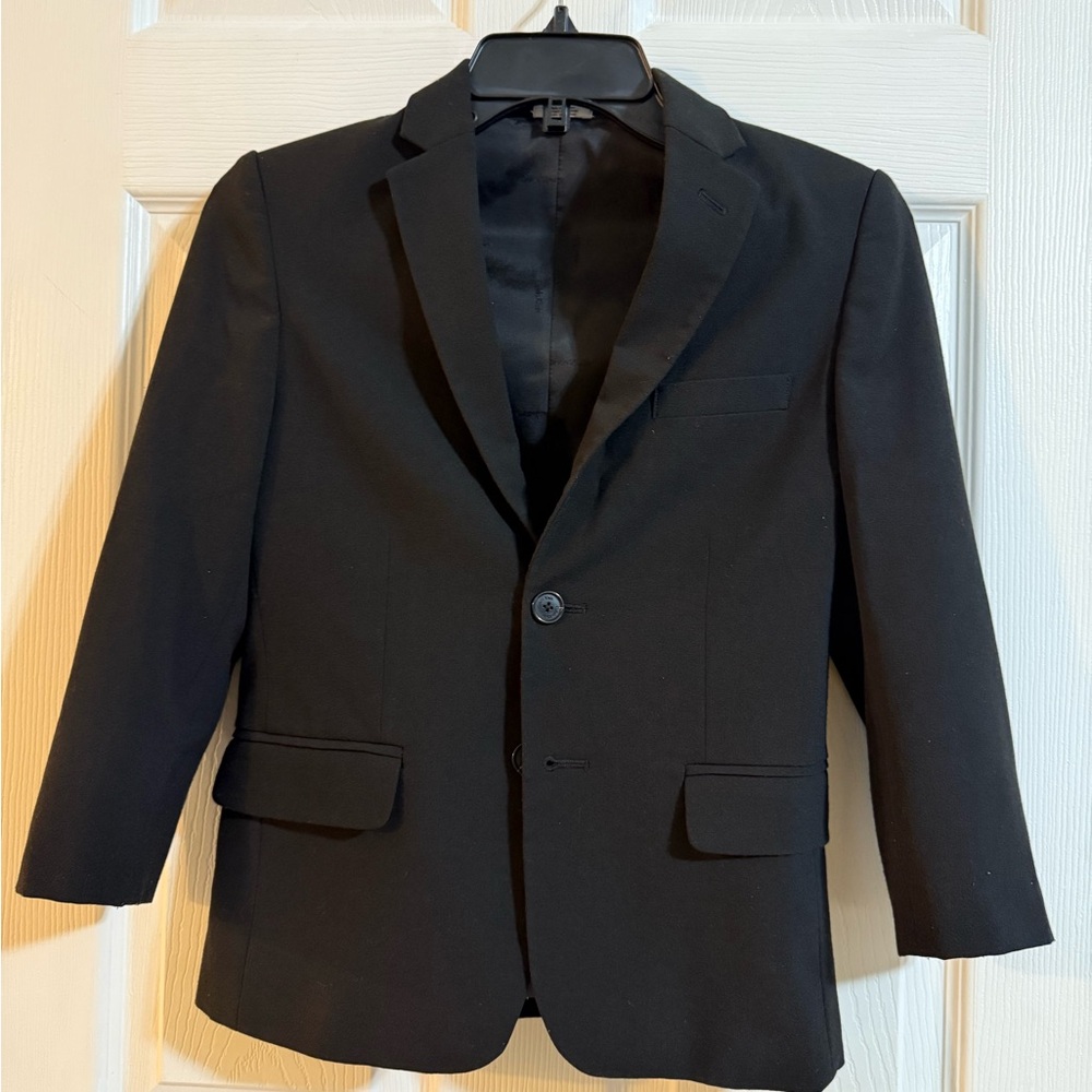 Calvin Klein Black Classic Blazer with Notched Lapels